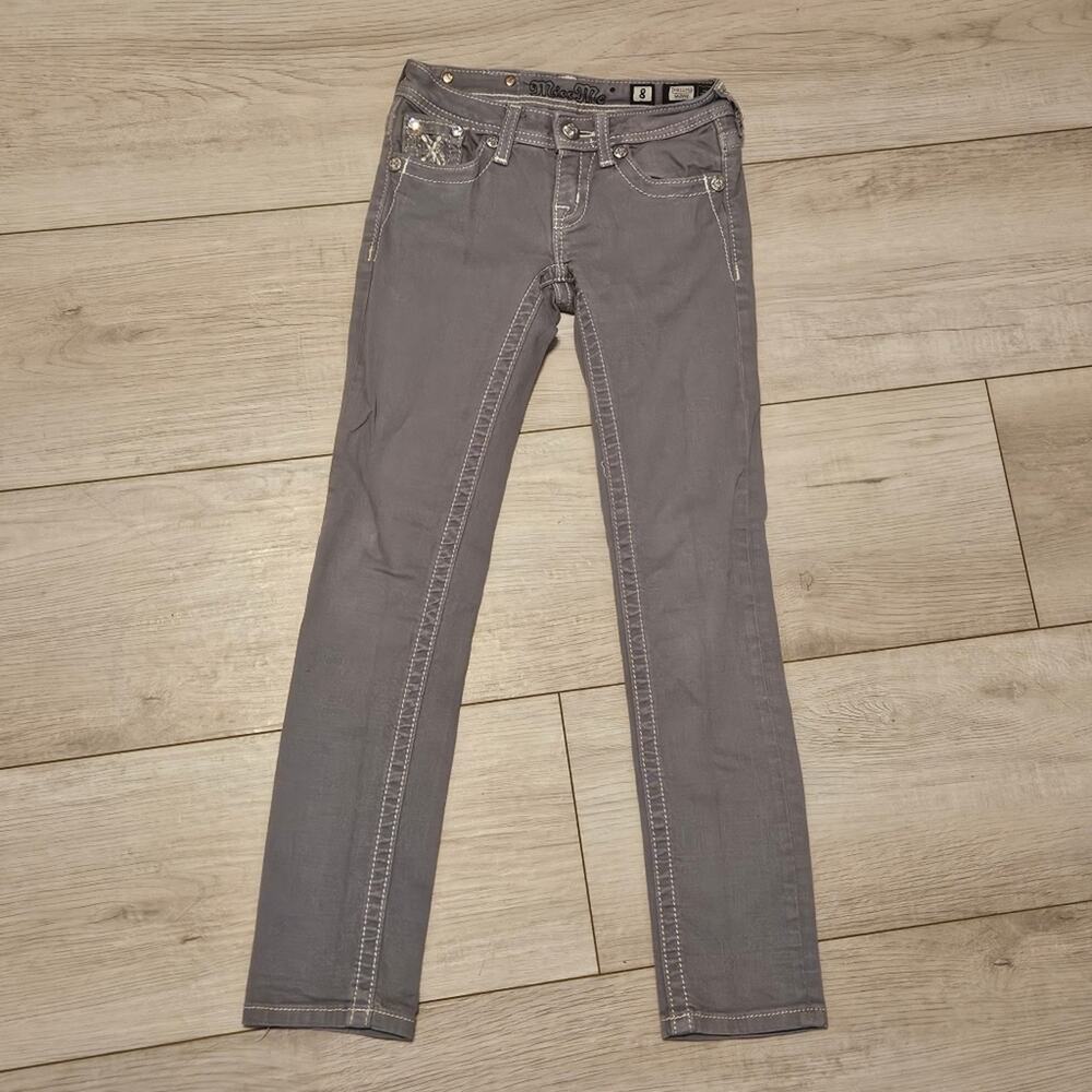 Miss Me Slate Grey Jeans